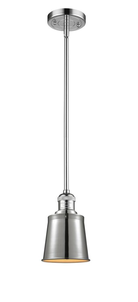 Addison - 1 Light - 5 inch - Polished Chrome - Stem Hung - Mini Pendant