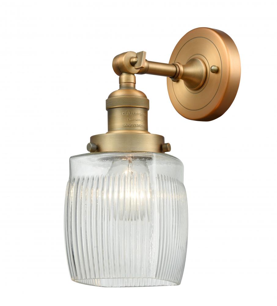 Colton - 1 Light - 6 inch - Brushed Brass - Sconce