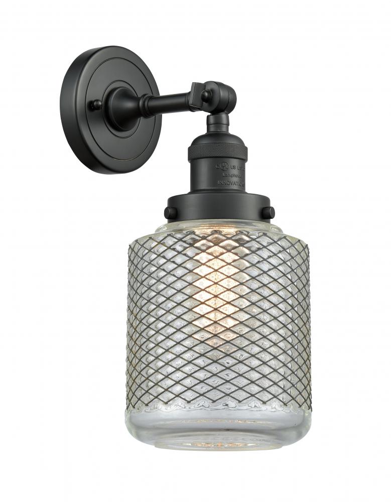 Stanton - 1 Light - 6 inch - Matte Black - Sconce