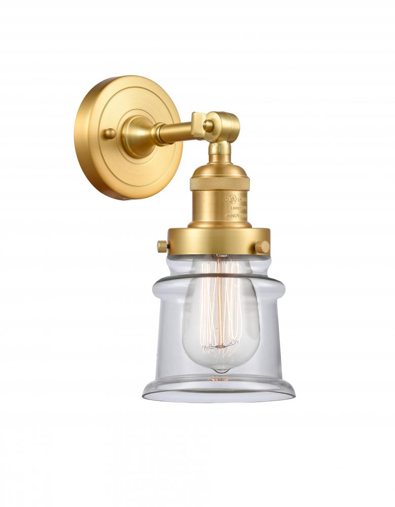 Canton - 1 Light - 5 inch - Satin Gold - Sconce