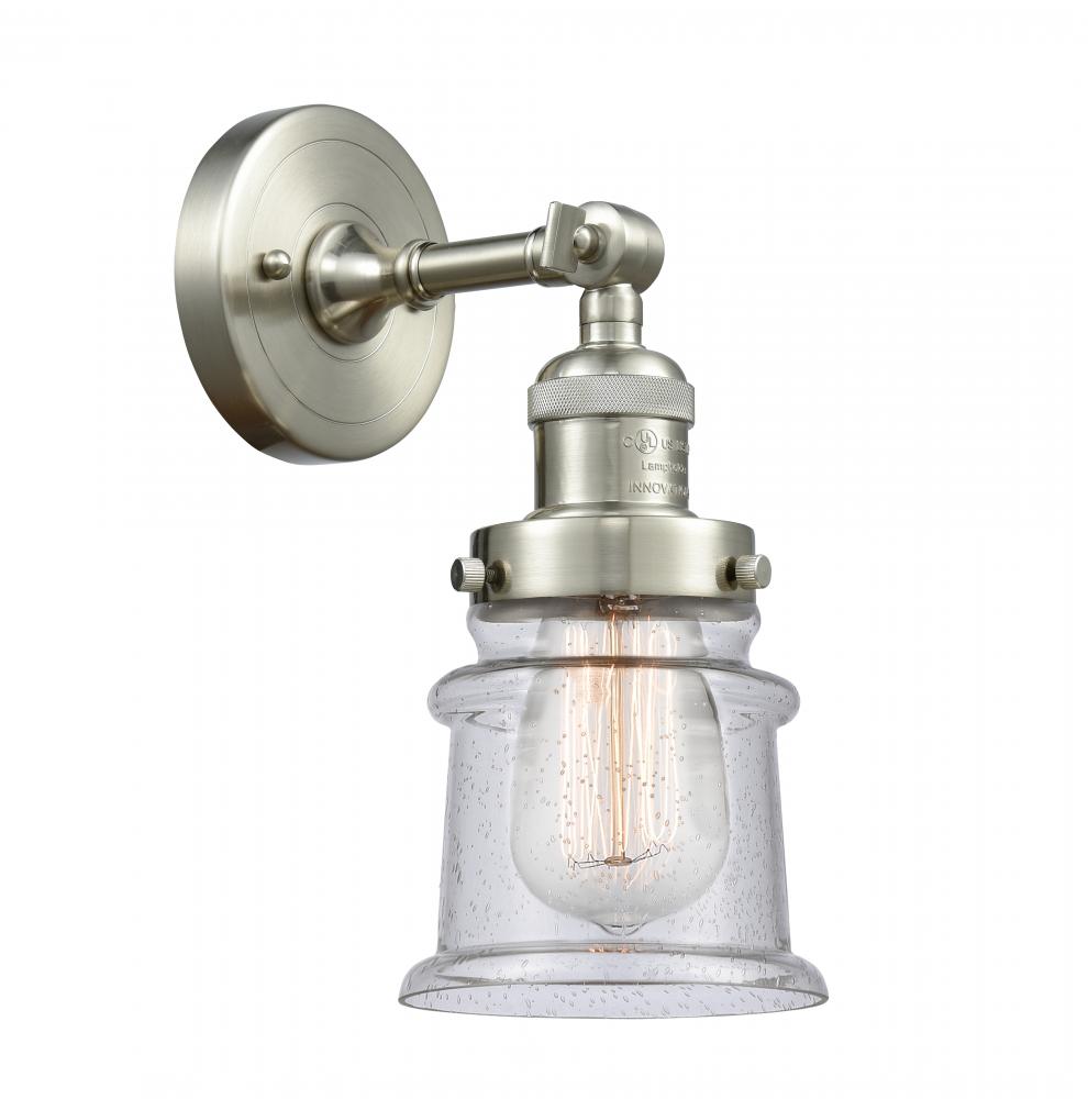 Canton - 1 Light - 5 inch - Brushed Satin Nickel - Sconce