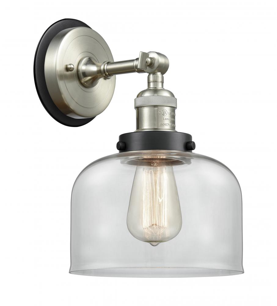 Bell - 1 Light - 8 inch - Brushed Brass - Sconce