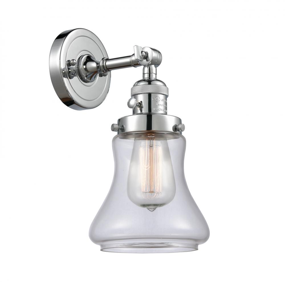 Bellmont - 1 Light - 7 inch - Polished Chrome - Sconce