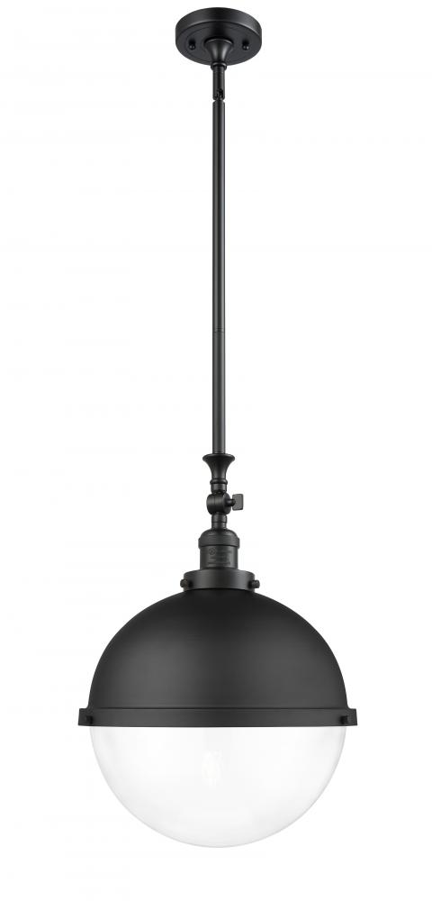 Hampden - 1 Light - 13 inch - Matte Black - Stem Hung - Pendant