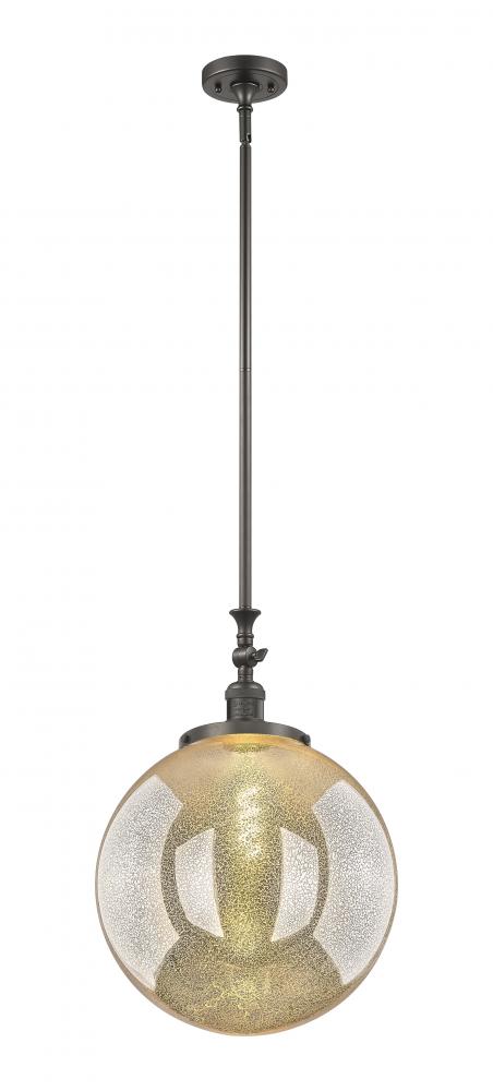 Beacon - 1 Light - 16 inch - Oil Rubbed Bronze - Stem Hung - Adjustable Mini Pendant