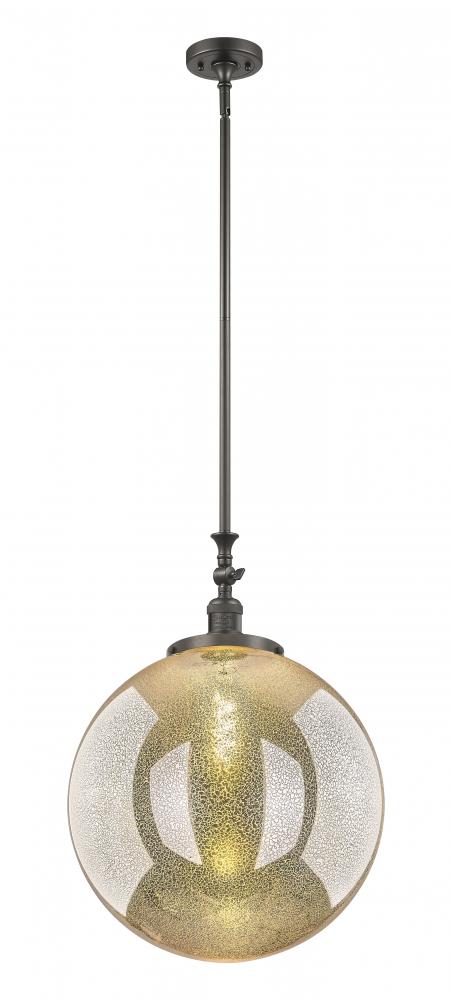 Beacon - 1 Light - 18 inch - Oil Rubbed Bronze - Stem Hung - Adjustable Mini Pendant