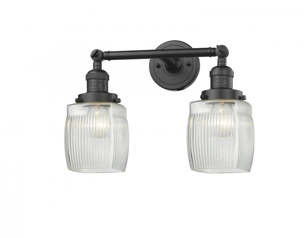 Colton - 2 Light - 16 inch - Oil Rubbed Bronze - Adjustable Bath Vanity Light
