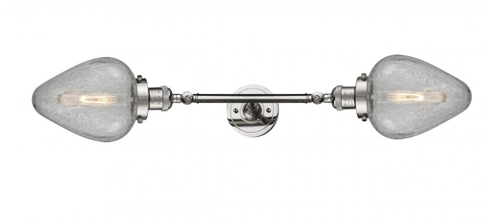 Geneseo - 2 Light - 7 inch - Polished Nickel - Adjustable Bath Vanity Light