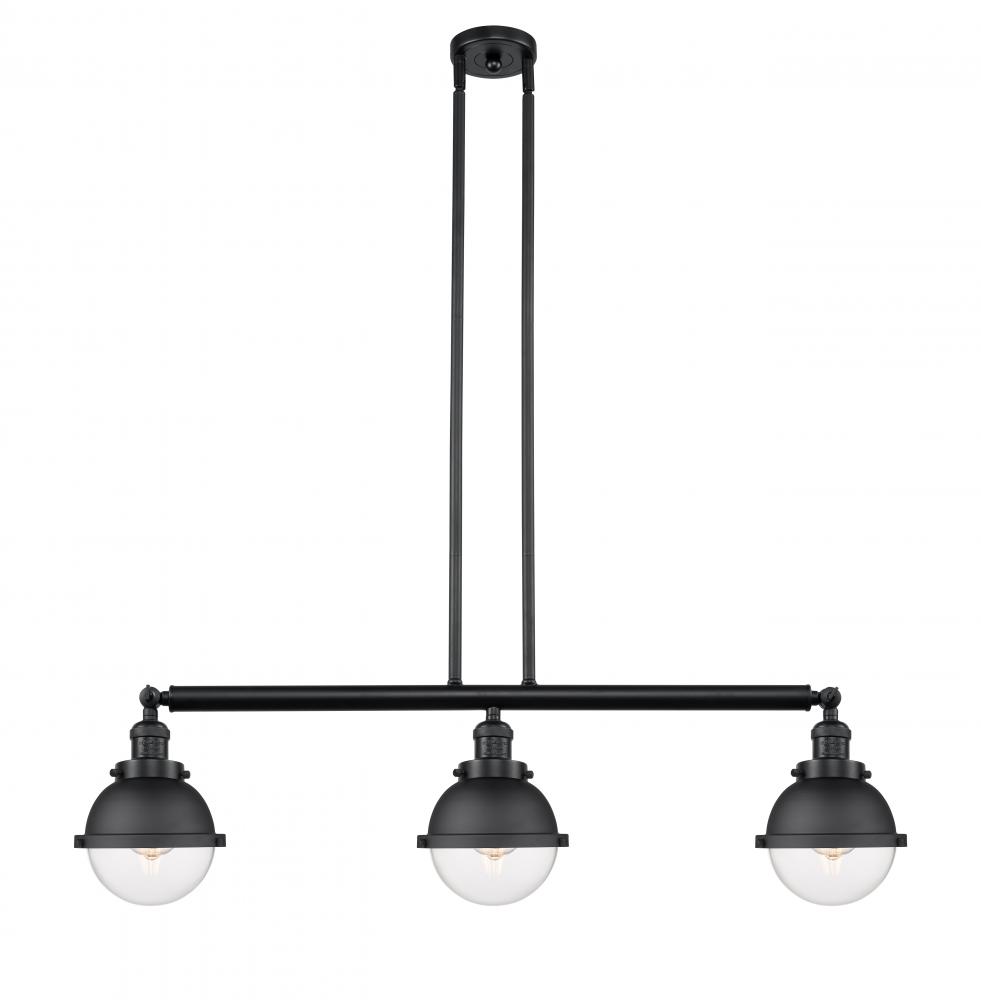 Hampden - 3 Light - 40 inch - Matte Black - Stem Hung - Island Light