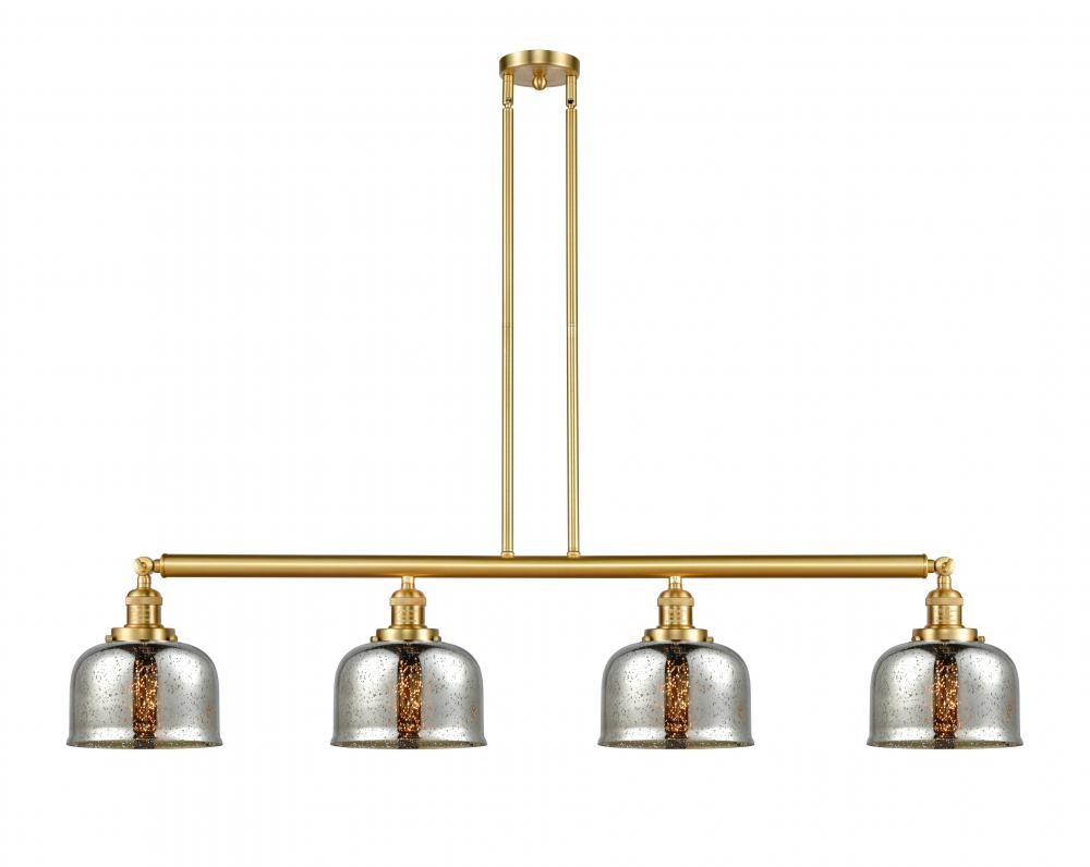 Bell - 4 Light - 53 inch - Satin Gold - Stem Hung - Island Light