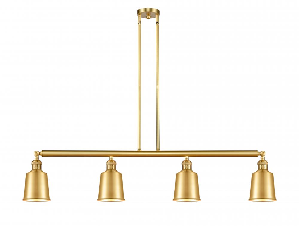 Addison - 4 Light - 50 inch - Satin Gold - Stem Hung - Island Light