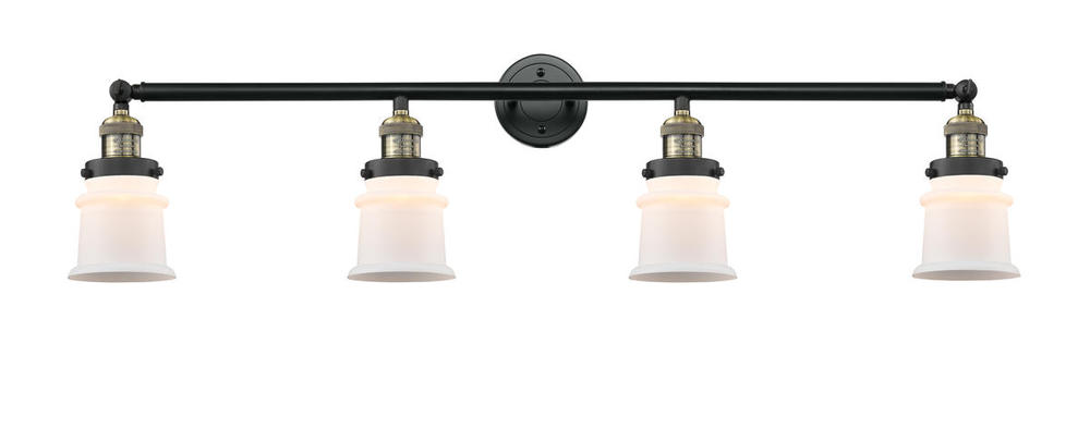 Canton - 4 Light - 42 inch - Black Antique Brass - Bath Vanity Light