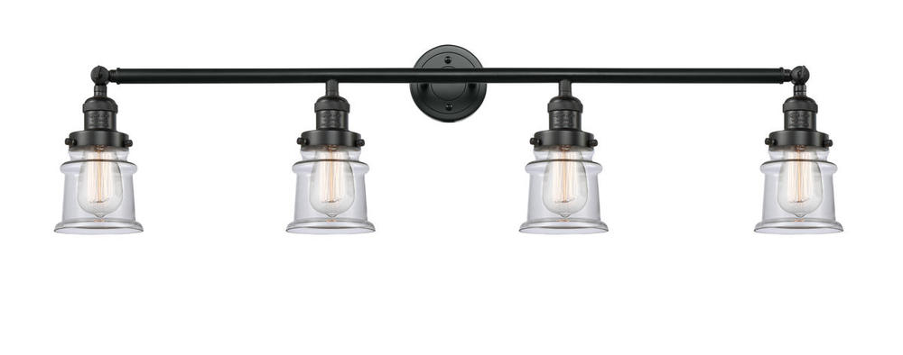 Canton - 4 Light - 42 inch - Matte Black - Bath Vanity Light