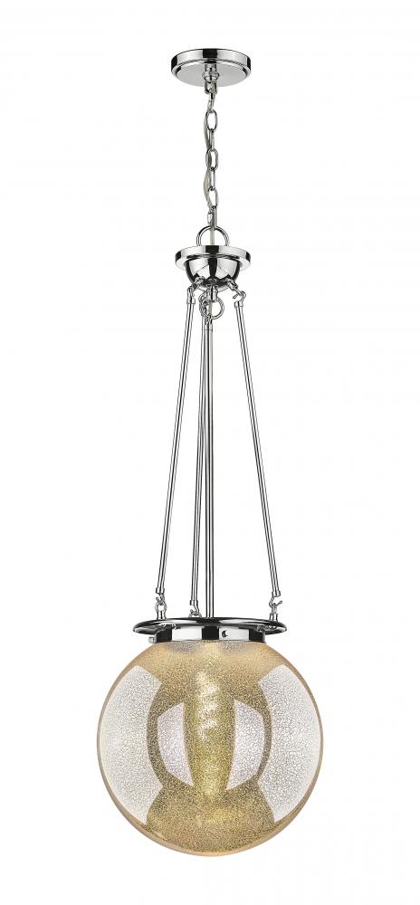 Beacon - 1 Light - 14 inch - Polished Chrome - Chain Hung - Pendant