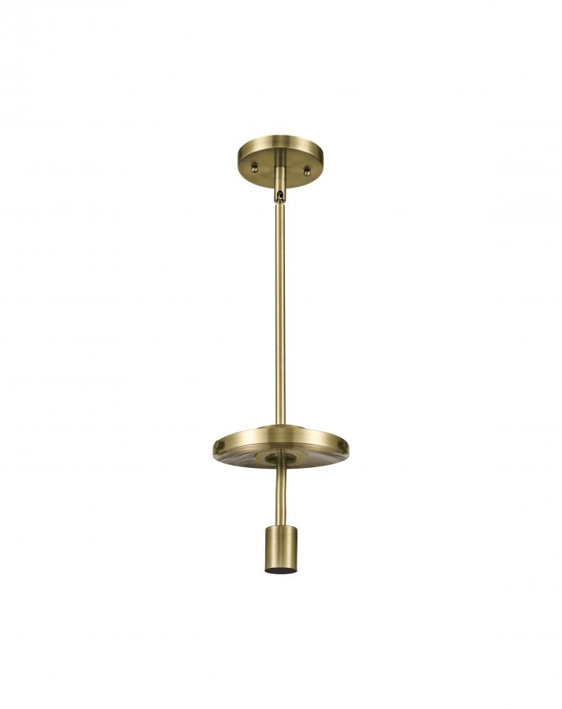 Lake Placid - 1 Light - 7 inch - Antique Brass - Pendant