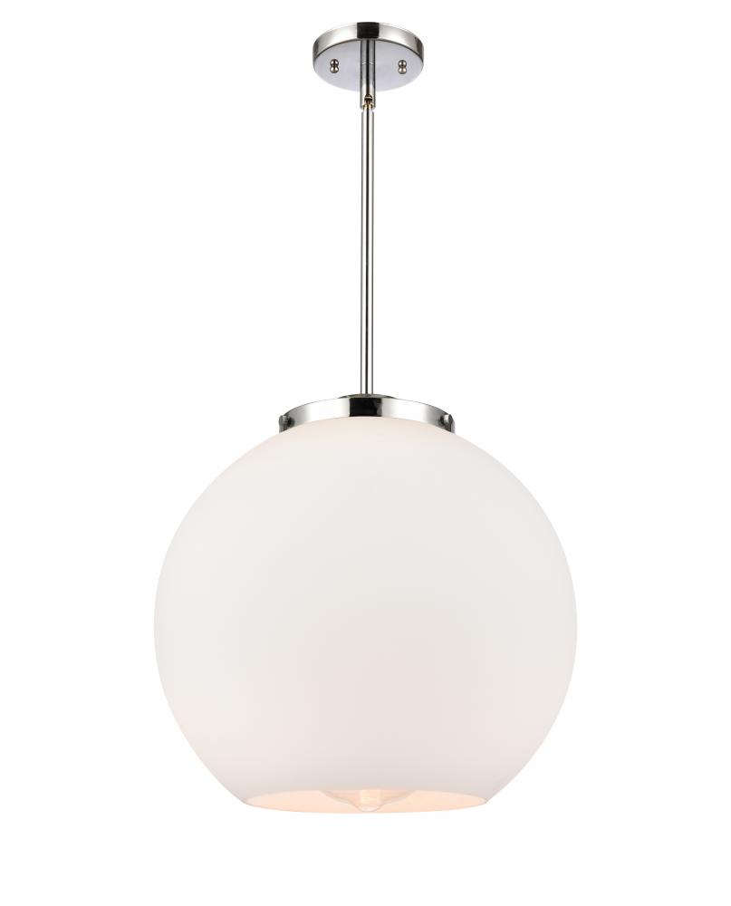 Athens - 1 Light - 16 inch - Polished Chrome - Cord hung - Pendant