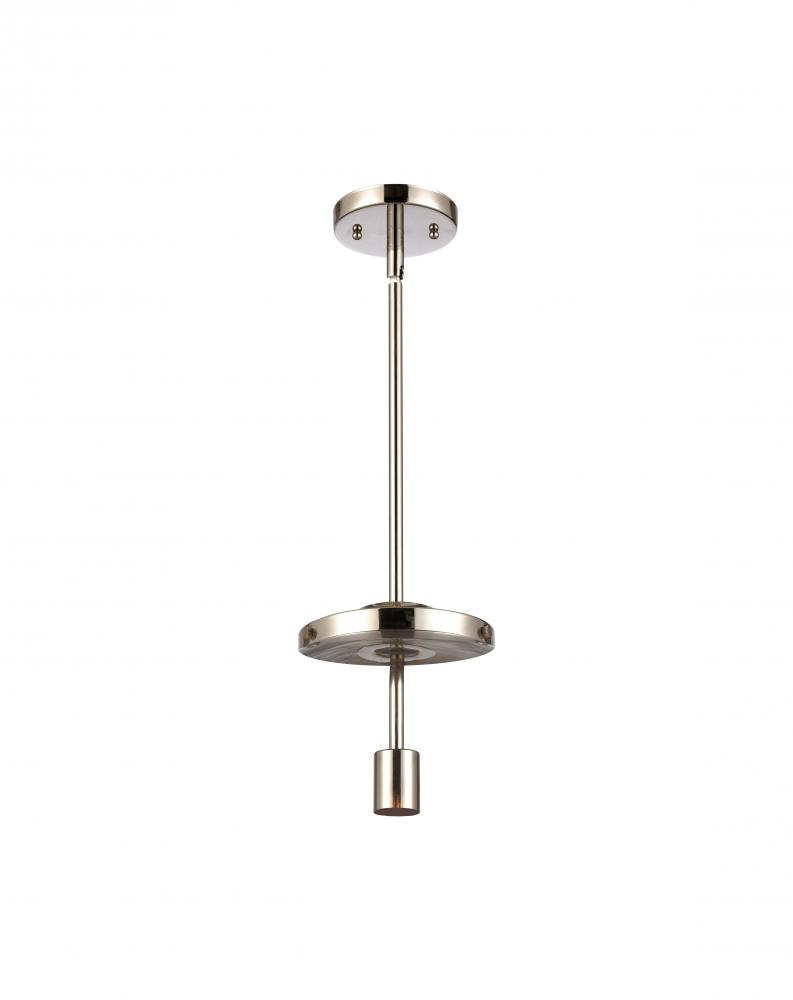 Lake Placid - 1 Light - 7 inch - Polished Nickel - Pendant