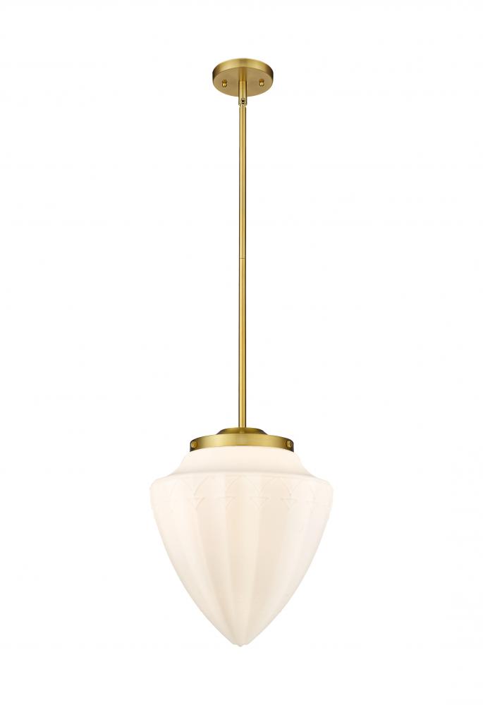 Beacon - 1 Light - 16 inch - Satin Gold - Cord hung - Pendant