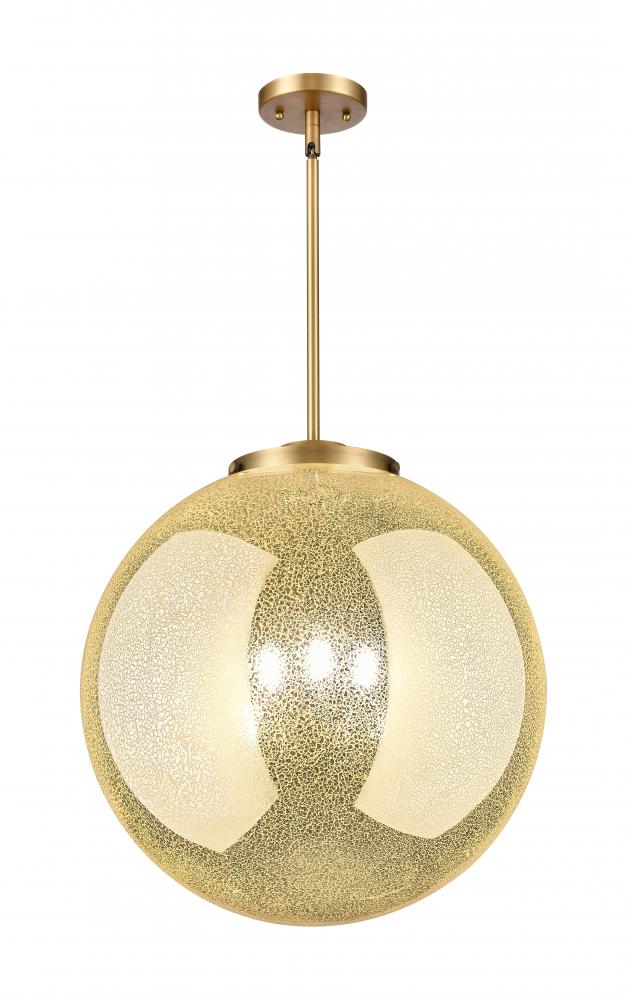 Beacon - 3 Light - 18 inch - Brushed Brass - Stem hung - Pendant