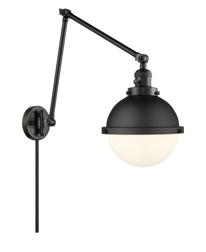Hampden - 1 Light - 9 inch - Matte Black -Adjustable Swing Arm