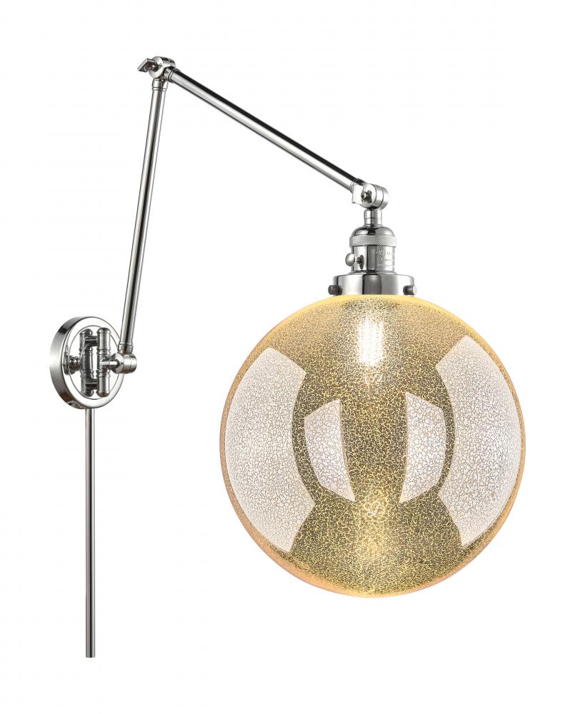 Beacon - 1 Light - 12 inch - Polished Chrome -Adjustable Swing Arm