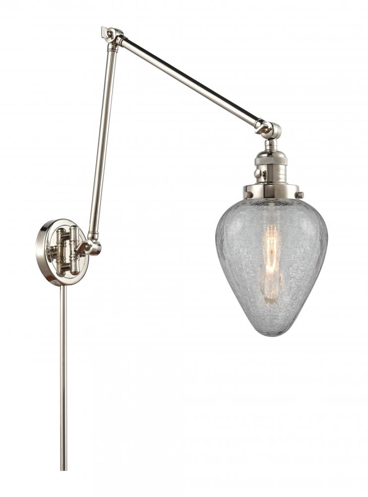 Geneseo - 1 Light - 8 inch - Polished Nickel -Adjustable Swing Arm