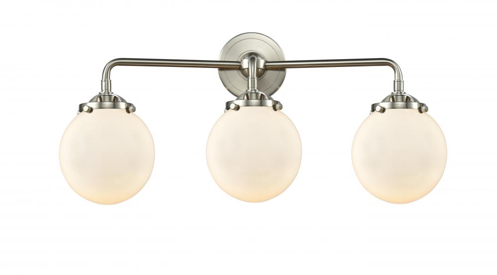 Beacon - 3 Light - 24 inch - Brushed Satin Nickel - Bath Vanity Light