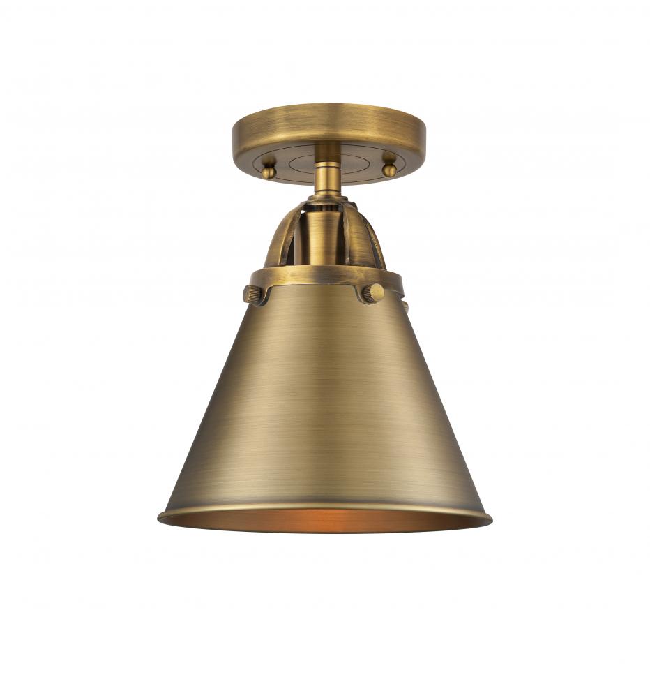 Appalachian - 1 Light - 8 inch - Brushed Brass - Semi-Flush Mount