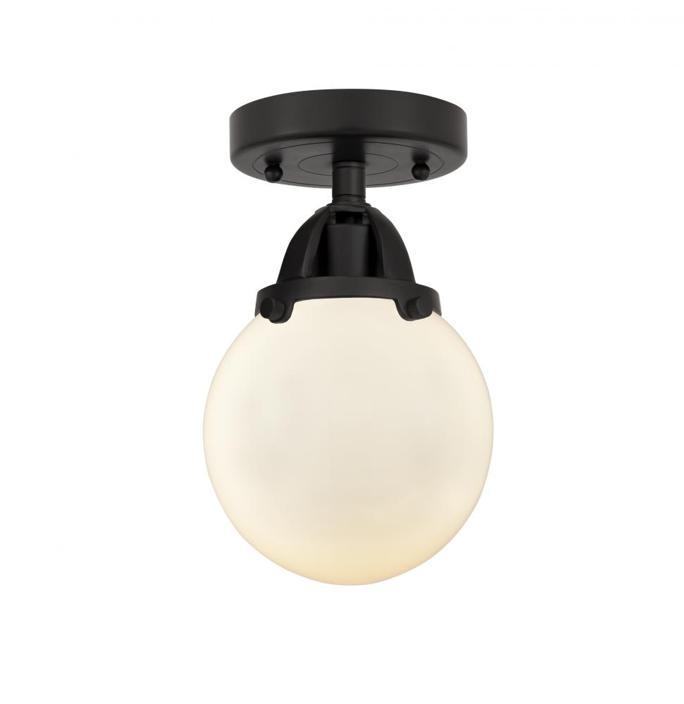 Beacon - 1 Light - 6 inch - Matte Black - Semi-Flush Mount