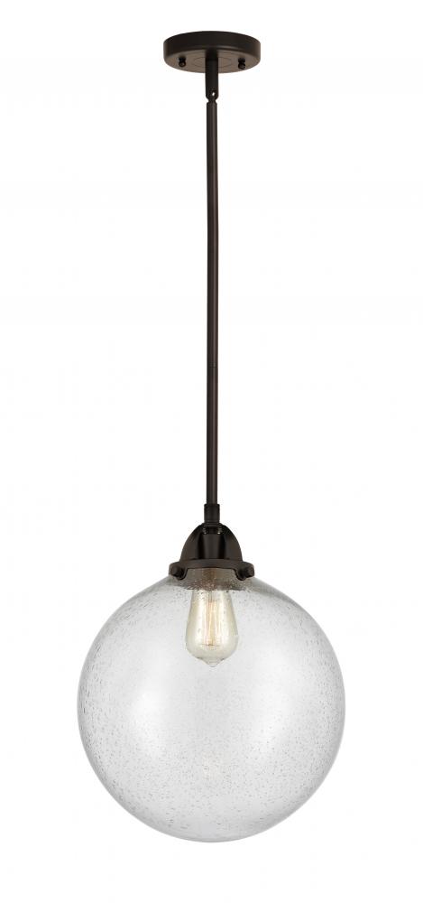 Beacon - 1 Light - 12 inch - Oil Rubbed Bronze - Cord hung - Mini Pendant