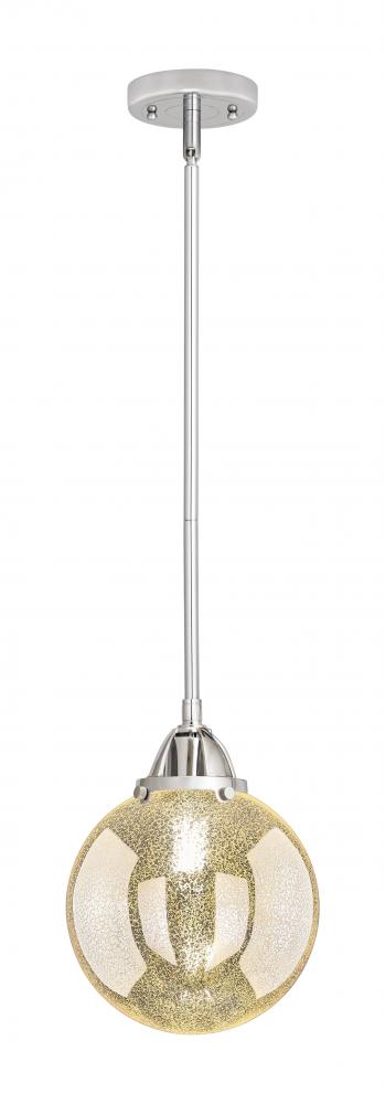 Beacon - 1 Light - 8 inch - Polished Chrome - Stem hung - Mini Pendant