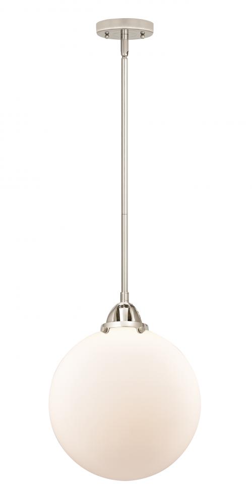 Beacon - 1 Light - 12 inch - Polished Nickel - Cord hung - Mini Pendant