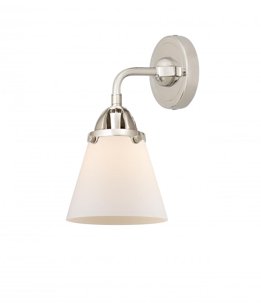 Cone - 1 Light - 6 inch - Polished Nickel - Sconce