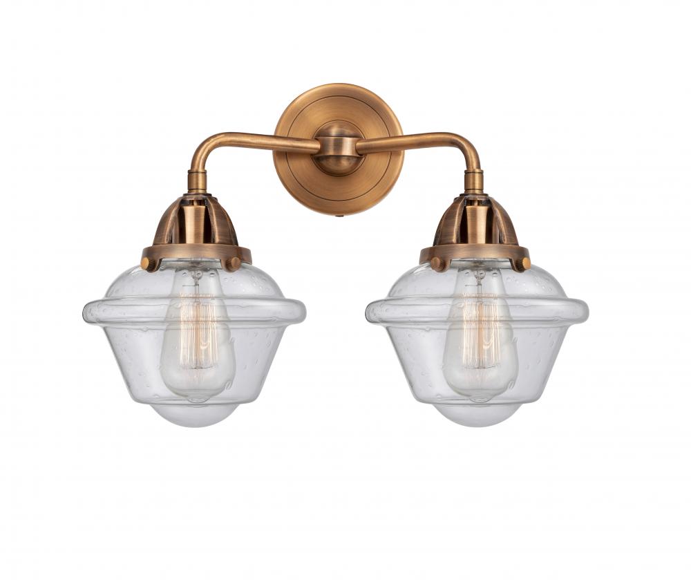 Oxford - 2 Light - 16 inch - Antique Copper - Bath Vanity Light