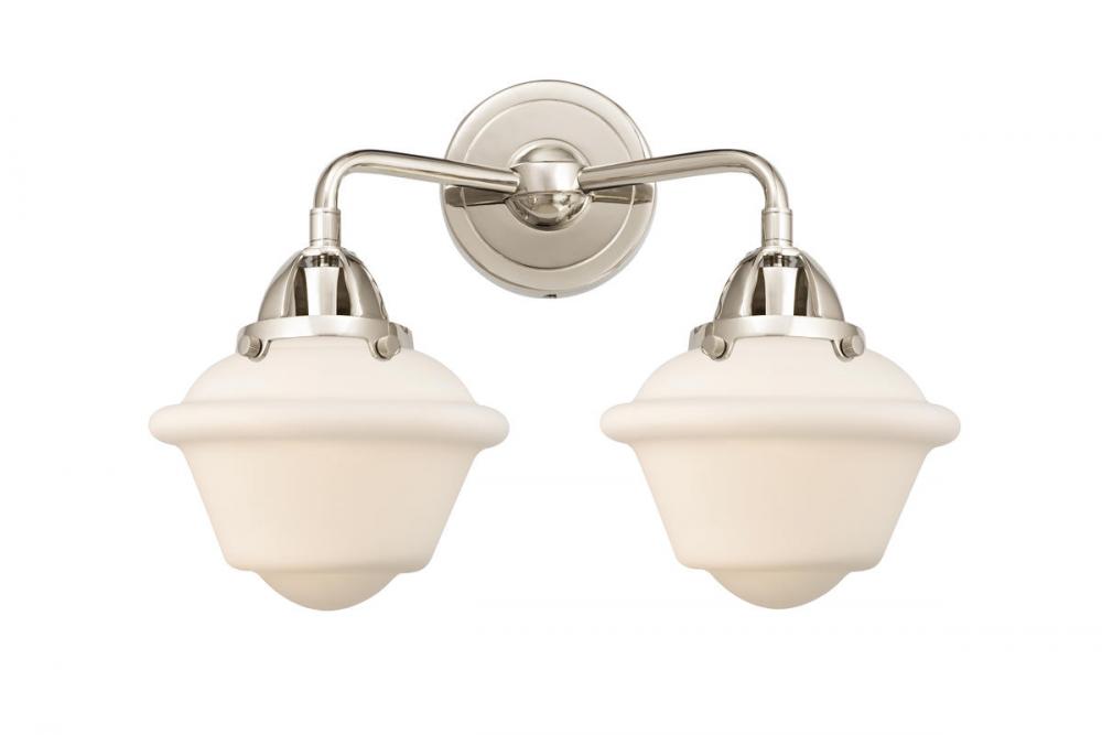 Oxford - 2 Light - 16 inch - Polished Nickel - Bath Vanity Light