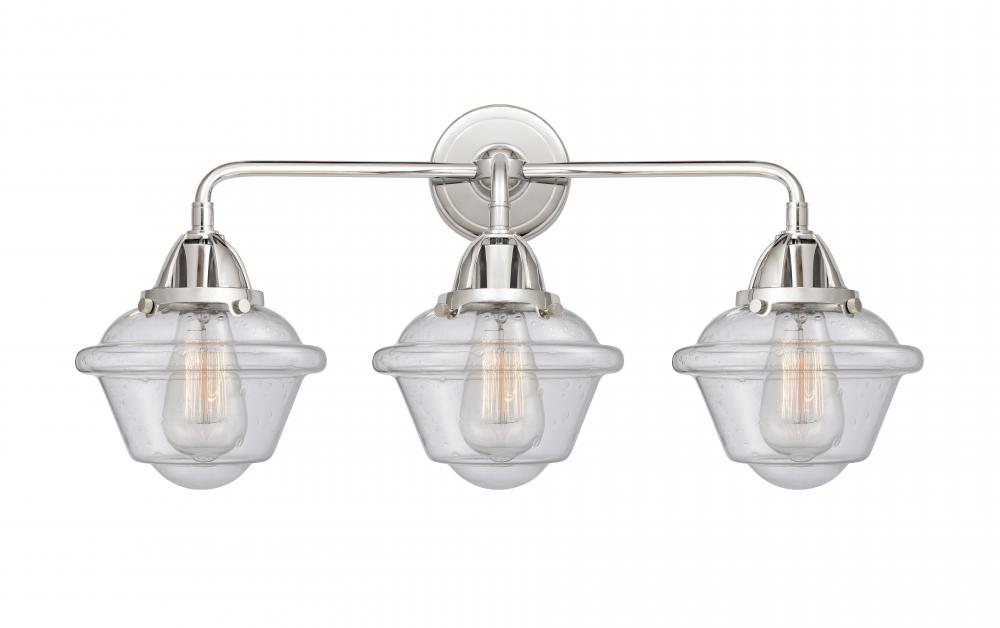 Oxford - 3 Light - 26 inch - Polished Chrome - Bath Vanity Light