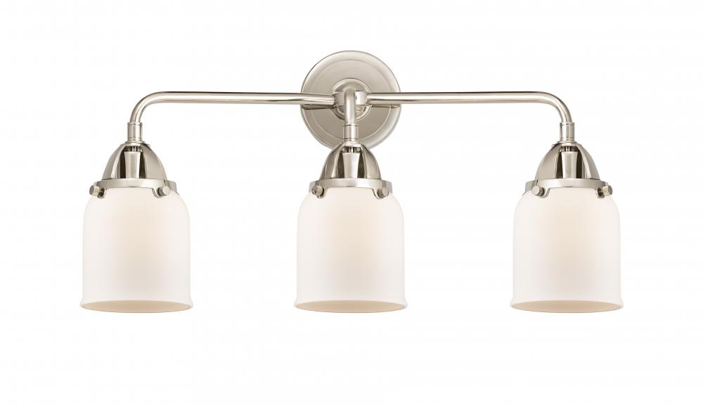 Bell - 3 Light - 23 inch - Polished Nickel - Bath Vanity Light