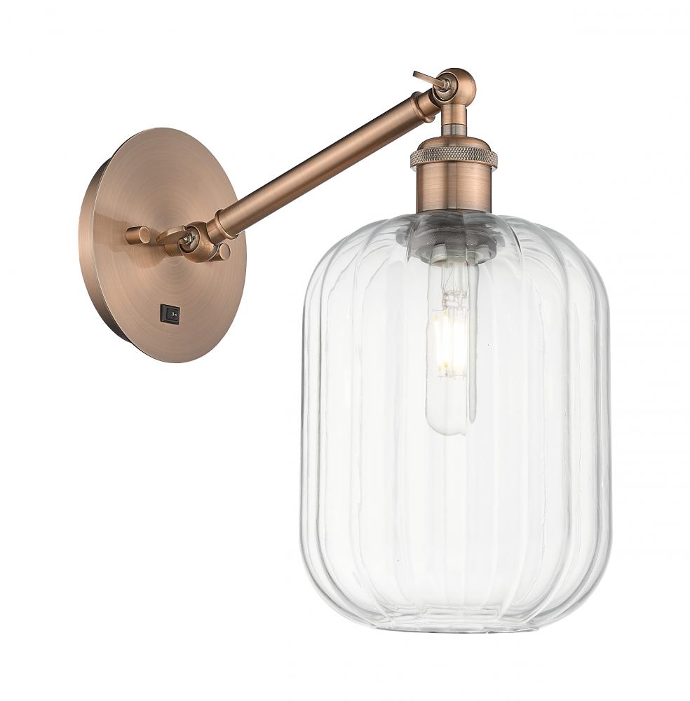 Preston Cylinder - 1 Light - 7 inch - Antique Copper - Sconce