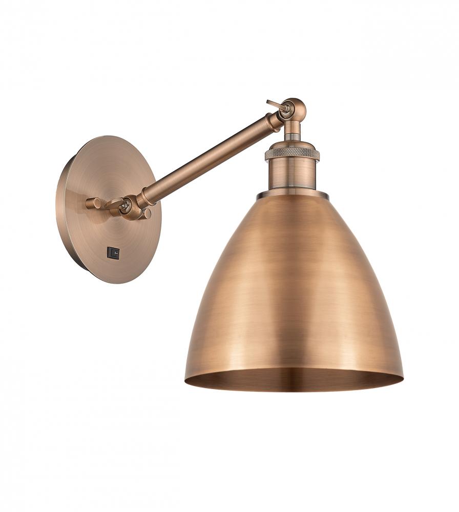 Bristol - 1 Light - 8 inch - Antique Copper - Adjustable Sconce