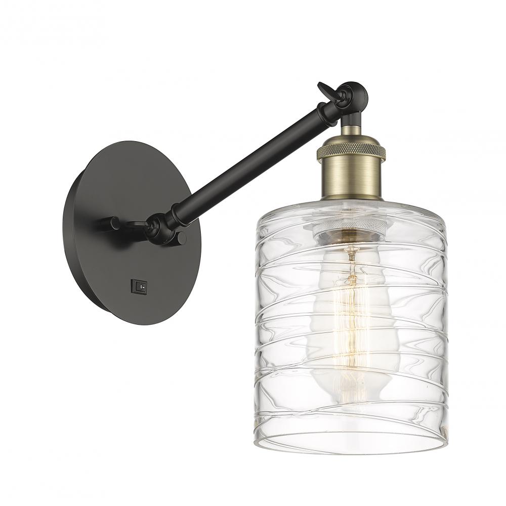 Cobbleskill - 1 Light - 5 inch - Black Antique Brass - Sconce