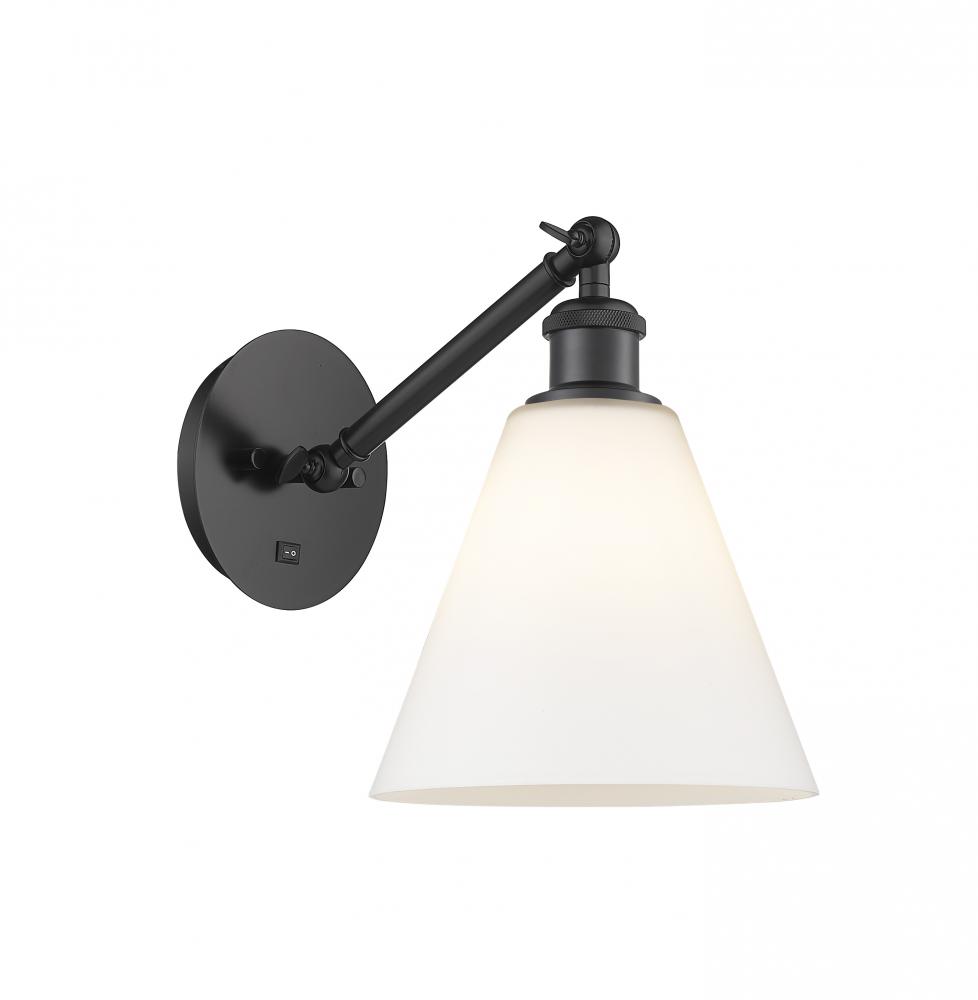 Berkshire - 1 Light - 8 inch - Matte Black - Sconce