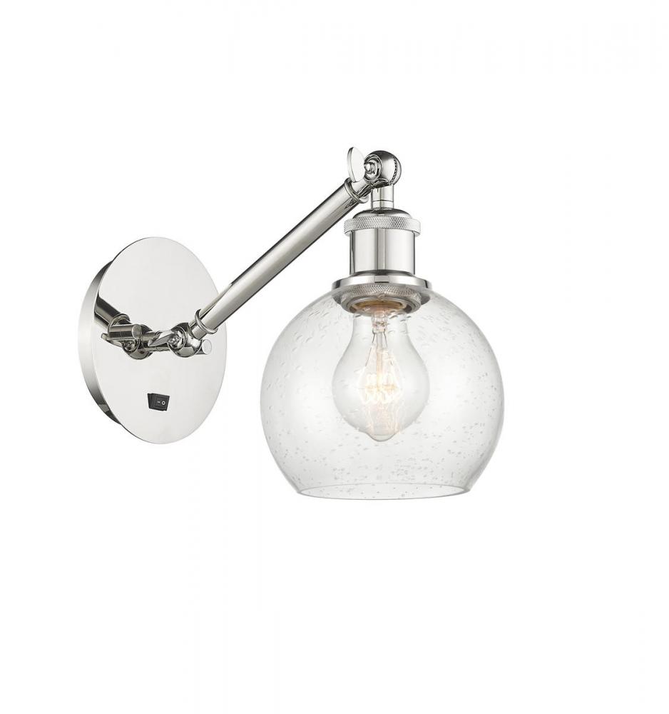 Athens - 1 Light - 6 inch - Polished Nickel - Sconce