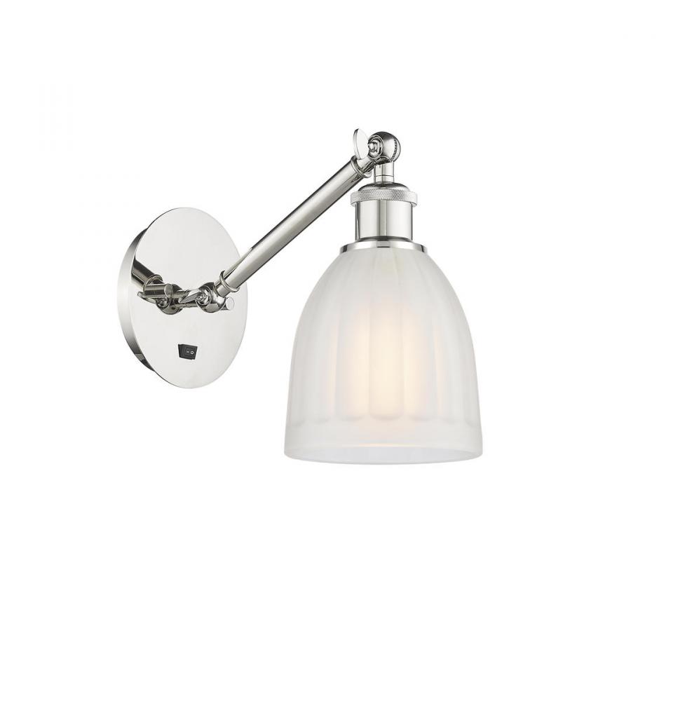 Brookfield - 1 Light - 6 inch - Polished Nickel - Sconce