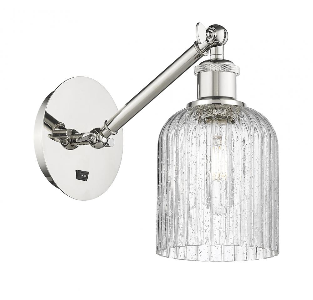 Bridal Veil - 1 Light - 5 inch - Polished Nickel - Sconce