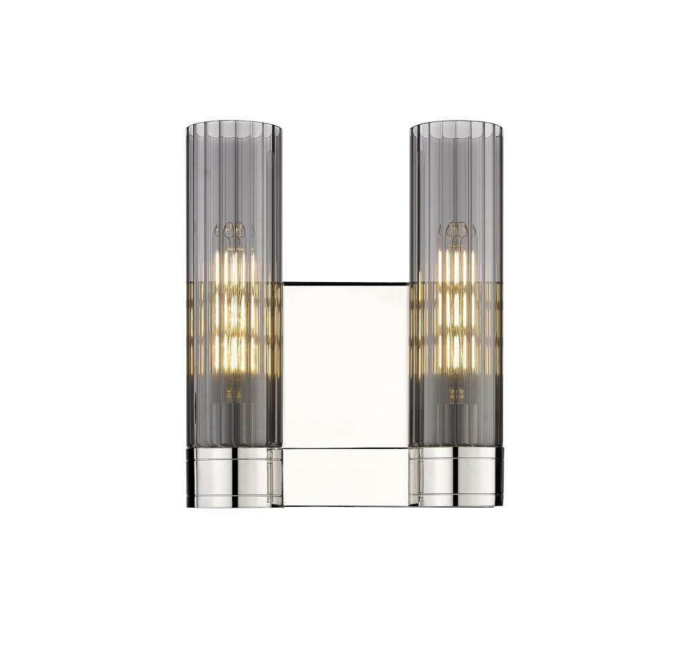 Empire - 2 Light - 11 inch - Polished Nickel - Bath Vanity Light