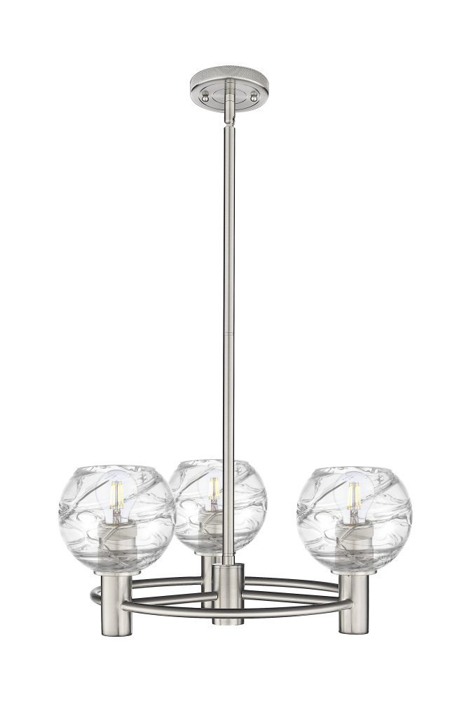 Crown Point - 3 Light - 20 inch - Satin Nickel - Pendant