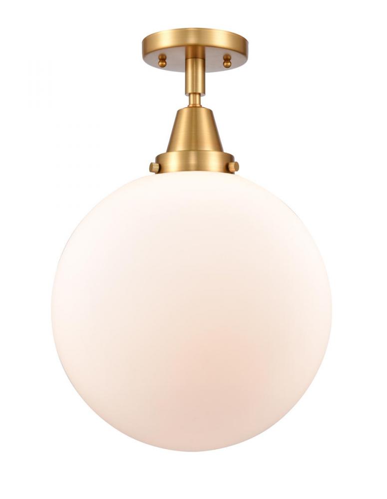 Beacon - 1 Light - 12 inch - Satin Gold - Flush Mount