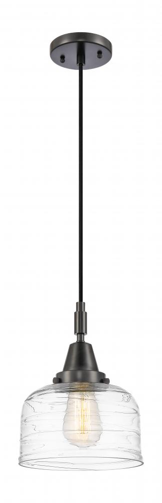 Bell - 1 Light - 8 inch - Matte Black - Mini Pendant