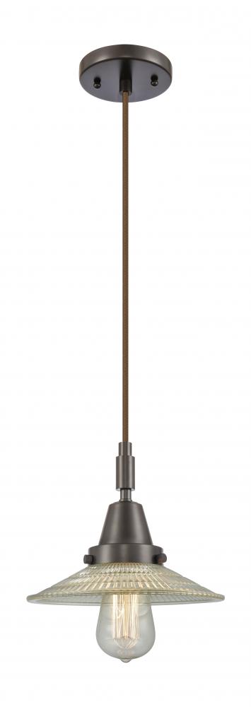 Halophane - 1 Light - 9 inch - Oil Rubbed Bronze - Mini Pendant