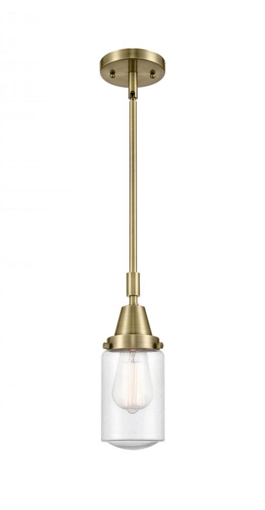 Dover - 1 Light - 5 inch - Antique Brass - Mini Pendant